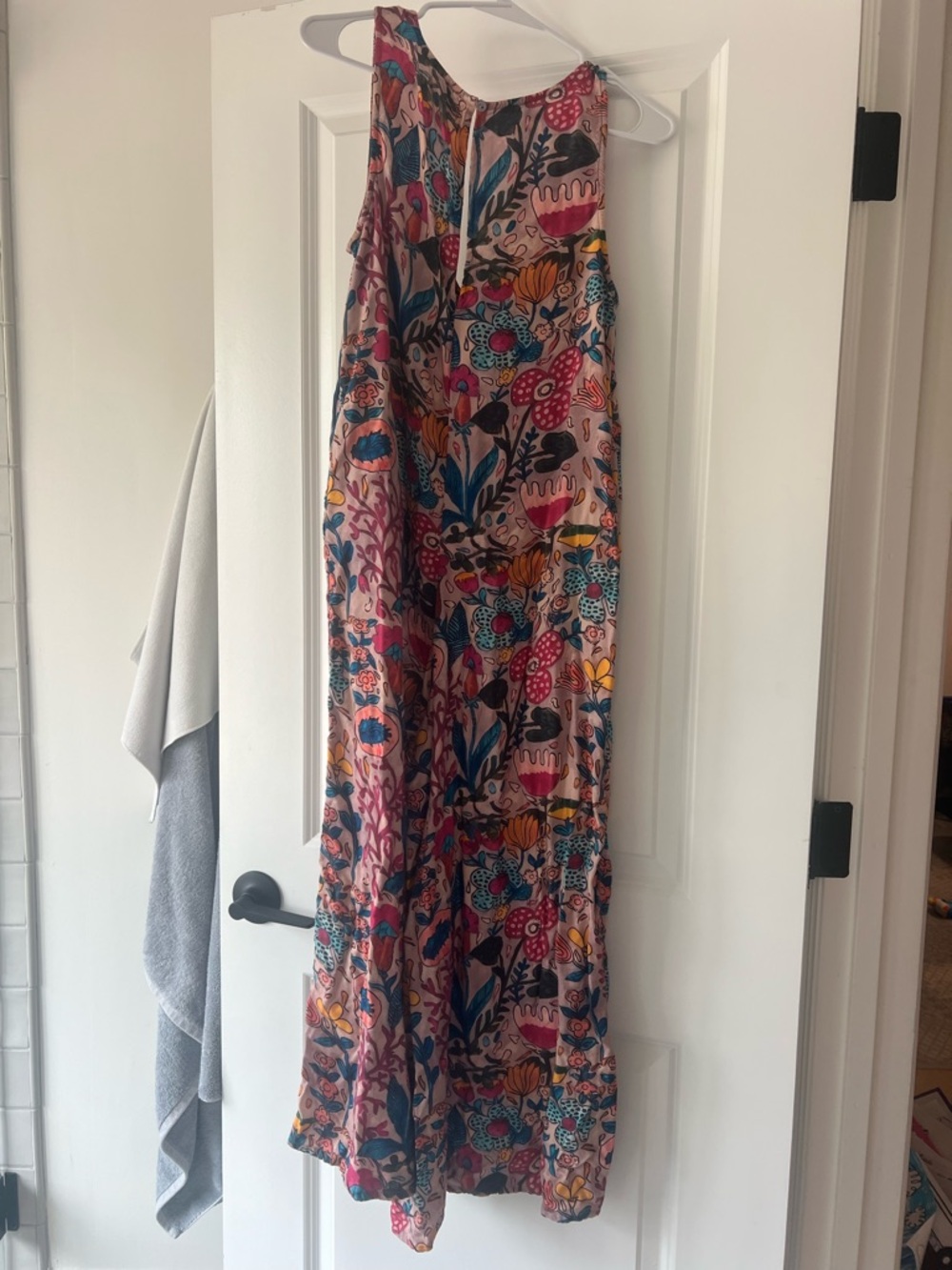 Natural Life floral v neck flowy pants romper, XS - Picture 6 of 8